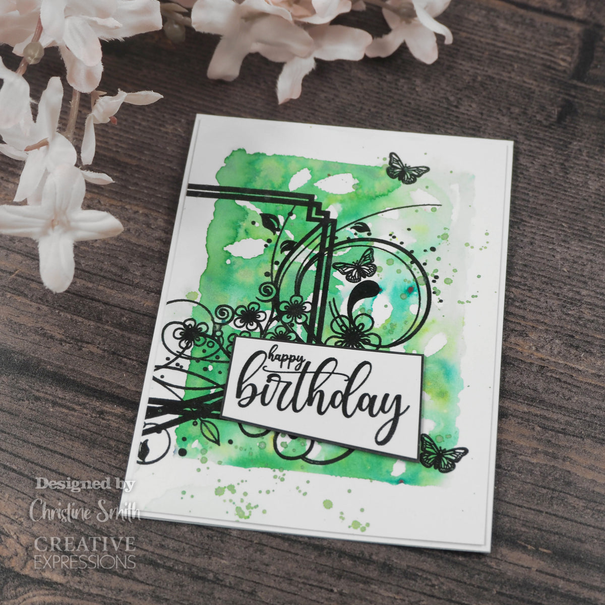 Creative Expressions Designer Boutique Loudly Laughing 6 in x 4 in Clear Stamp Set-5