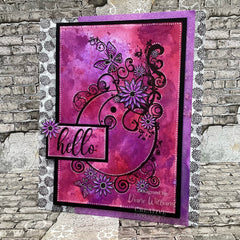 Creative Expressions Designer Boutique Why Hello  6 in x 4 in Clear Stamp Set-6