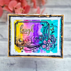 Creative Expressions Designer Boutique Loudly Laughing 6 in x 4 in Clear Stamp Set-2