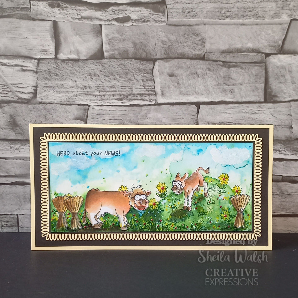Creative Expressions Udderly IrresistIble 6 in x 4 in Clear Stamp Set-2