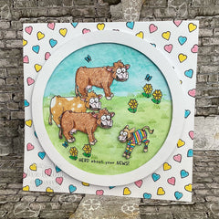 Creative Expressions Udderly IrresistIble 6 in x 4 in Clear Stamp Set-6