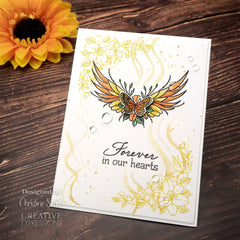 Creative Expressions Designer Boutique Tranquil Garden 6 in x 4 in Stamp Set-2