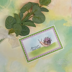 Creative Expressions Designer Boutique Floral Delivery 6 in x 4 in Stamp Set-2