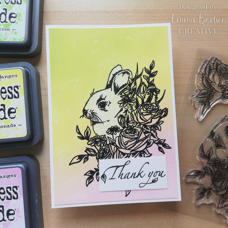 Creative Expressions Designer Boutique Rosy Whiskers 6 in x 4 in Stamp Set-3