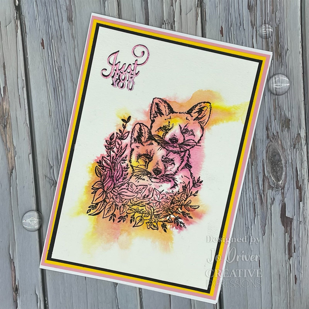 Creative Expressions Designer Boutique Me & Mine 6 in x 4 in Stamp Set-8