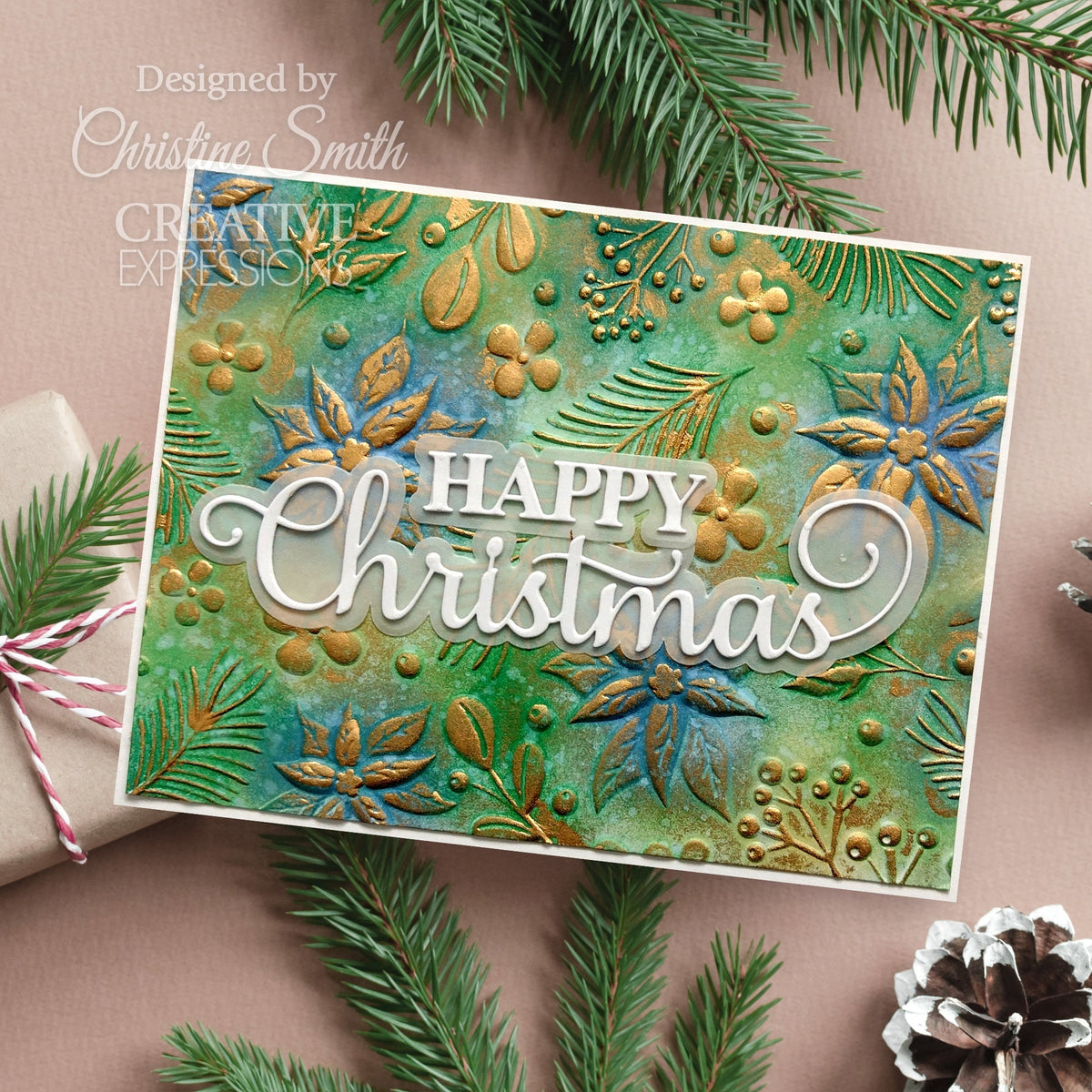 Pochoir de coloriage Creative Expressions Nature's Christmas Companion, lot de 2, 15,2 x 20,3 cm-4