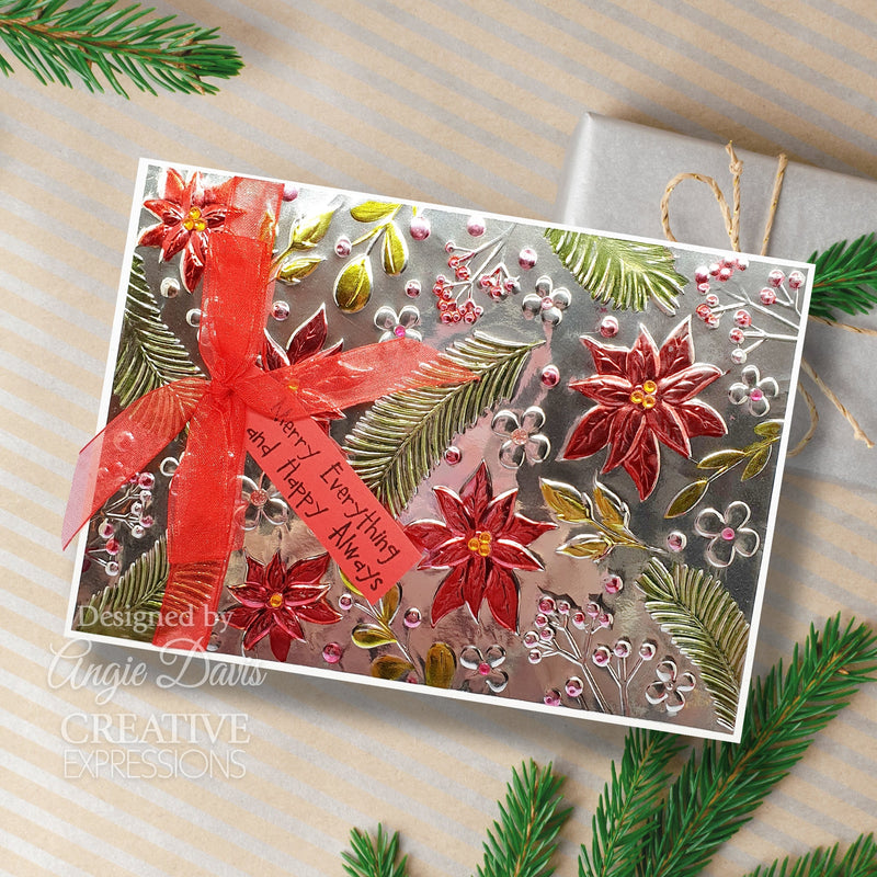 Pochoir de coloriage Creative Expressions Nature's Christmas Companion, lot de 2, 15,2 x 20,3 cm-2