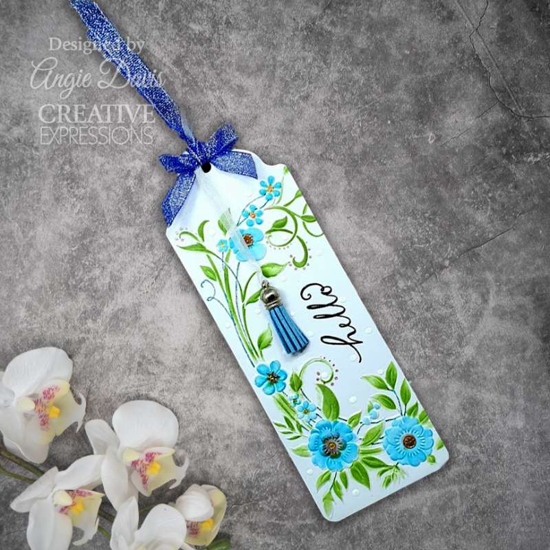 Plantillas para colorear Creative Expressions Floral Symphony Companion, 6 pulg. x 8 pulg., juego de 2-7