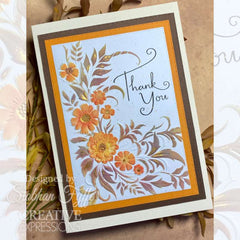 Creative Expressions Petal Cascade Sentiments 4 in x 6 in Clear Stamp Set-9