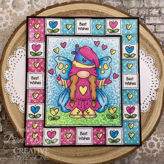 Woodware Clear Singles Butterfly Norma 4 in x 6 in Stamp Set-5