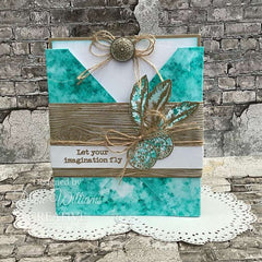 Woodware Clear Singles Flying Birds 4 in x 6 in Stamp Set-12