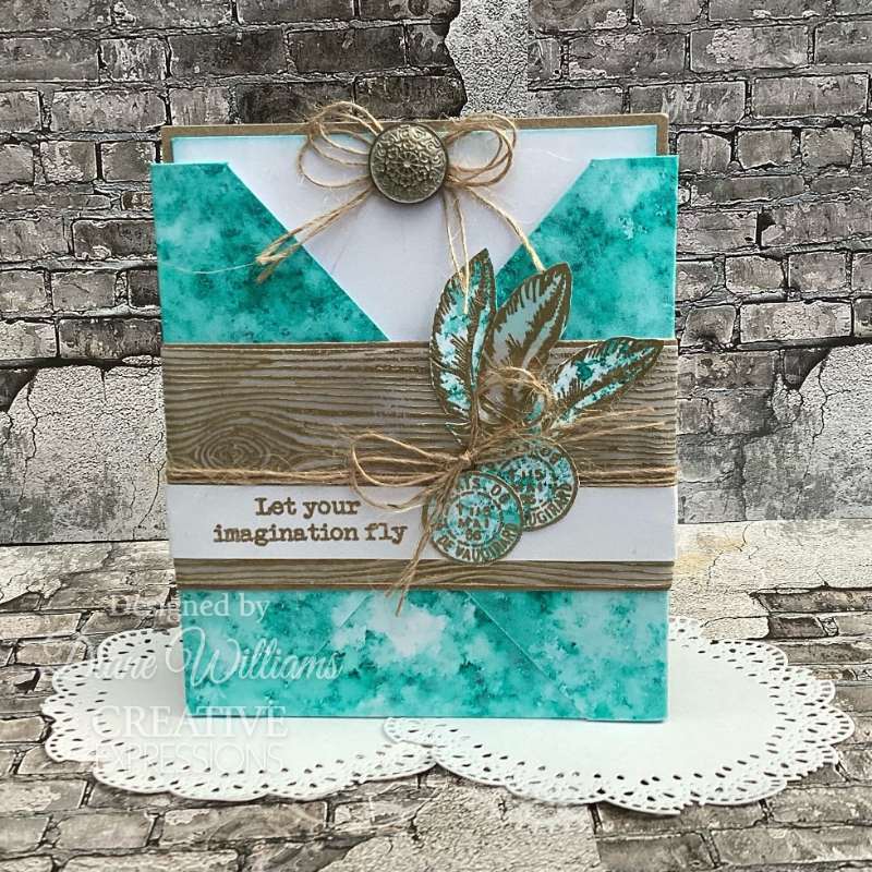 Woodware Clear Singles Flying Birds 4 in x 6 in Stamp Set-12