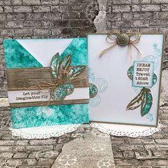 Woodware Clear Singles Flying Birds 4 in x 6 in Stamp Set-13