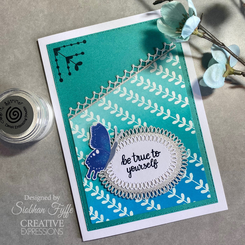 Creative Expressions Helen Colebrook Beautiful Banners 6 in x 4 in Clear Stamp Set-5