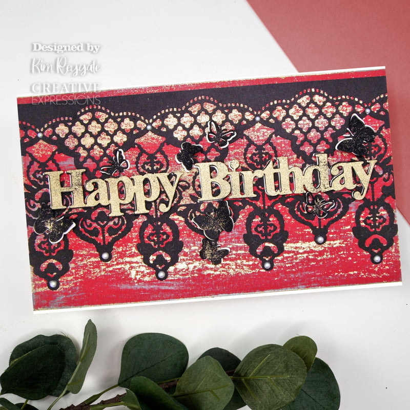 Creative Expressions Jamie Rodgers Moroccan Lace Border Craft Die-9