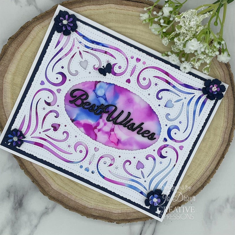 Creative Expressions Jamie Rodgers Oval Heart Frame Craft Die-9