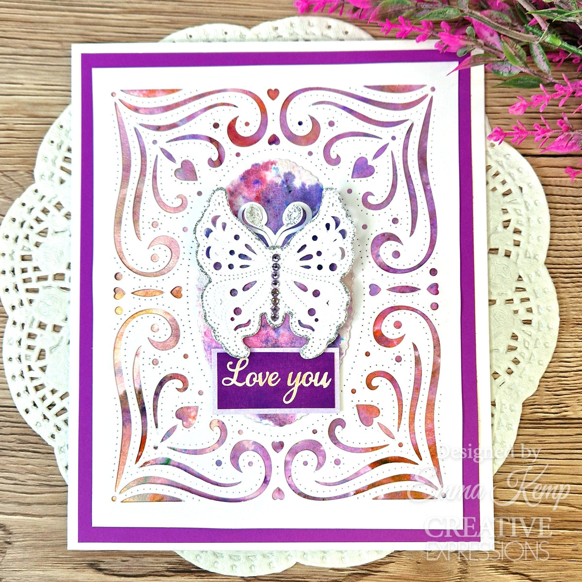 Creative Expressions Jamie Rodgers Oval Heart Frame Craft Die-8