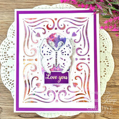 Creative Expressions Jamie Rodgers Oval Heart Frame Craft Die-8