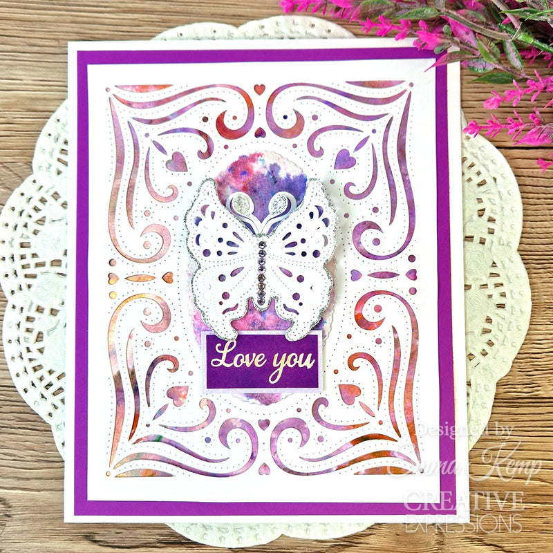 Creative Expressions Jamie Rodgers Oval Heart Frame Craft Die-8