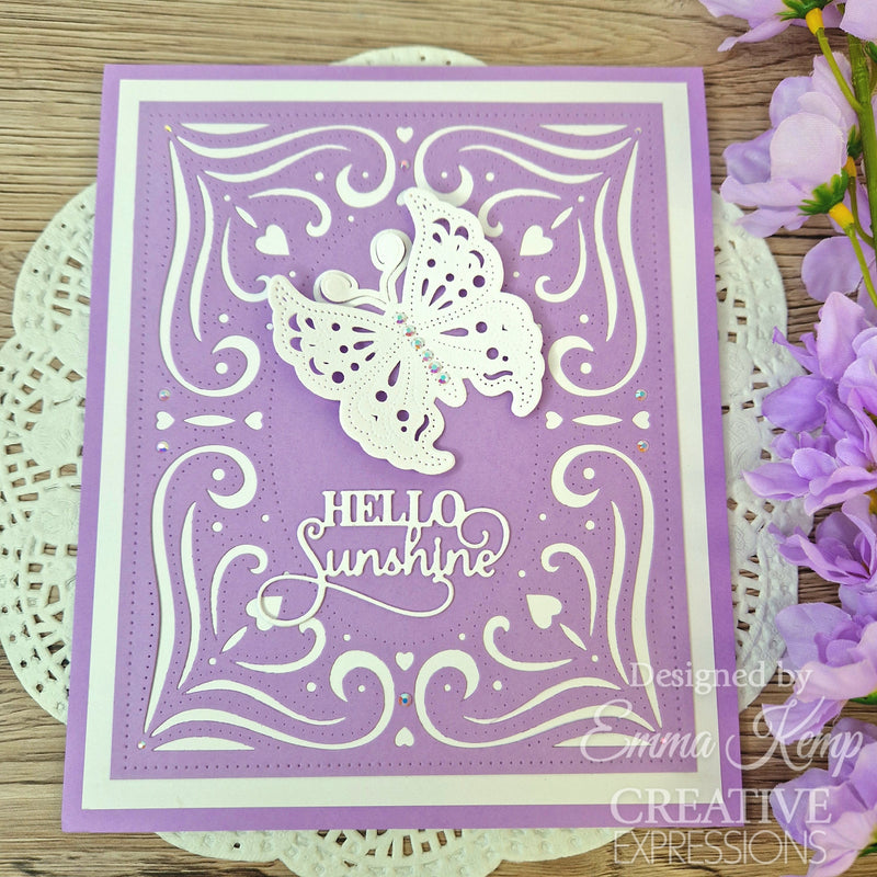 Creative Expressions Jamie Rodgers Oval Heart Frame Craft Die-6
