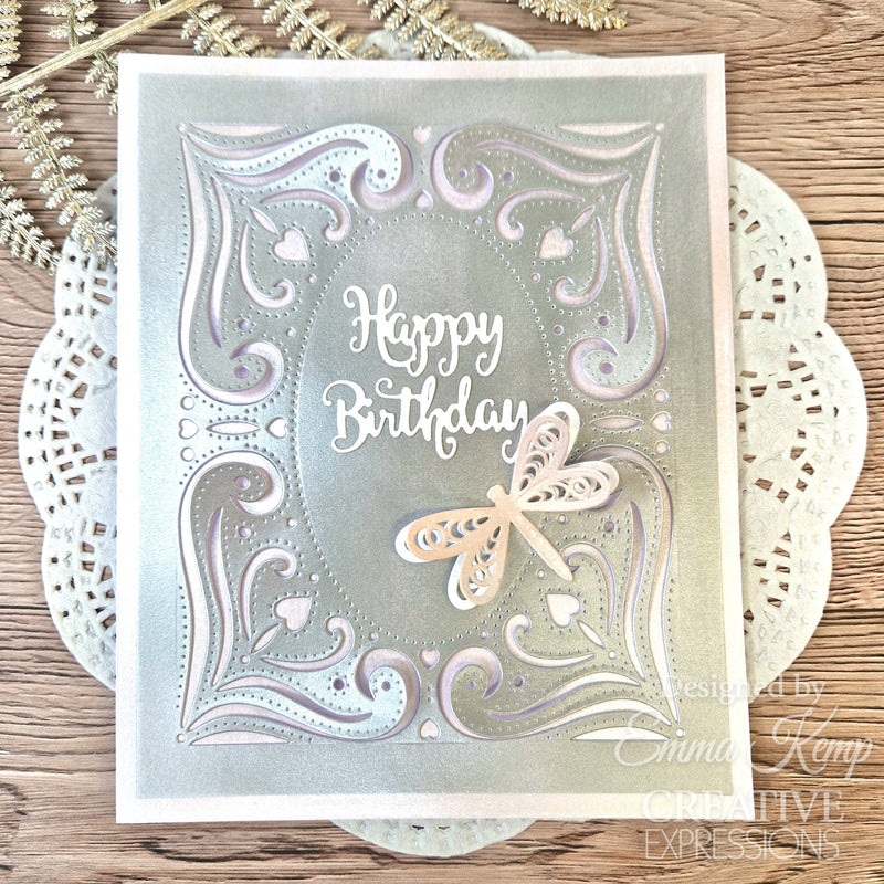 Creative Expressions Jamie Rodgers Oval Heart Frame Craft Die-5