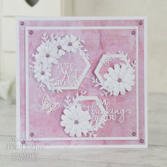 Creative Expressions Jamie Rodgers Canvas Collection Large Hexagon-3
