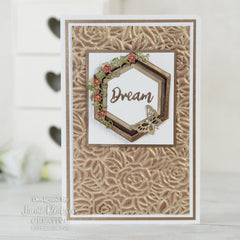 Creative Expressions Jamie Rodgers Canvas Collection Large Hexagon-5