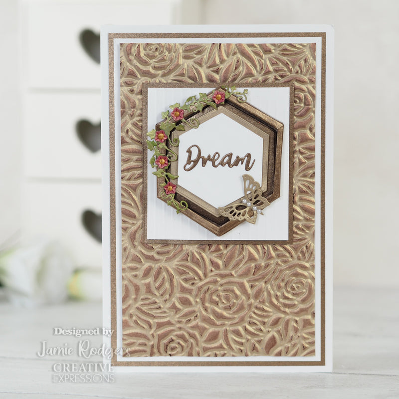 Creative Expressions Jamie Rodgers Canvas Collection Large Hexagon-5