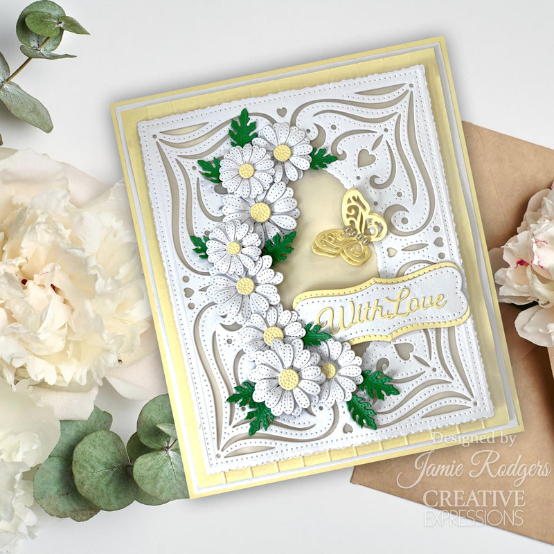 Creative Expressions Jamie Rodgers Oval Heart Frame Craft Die-15