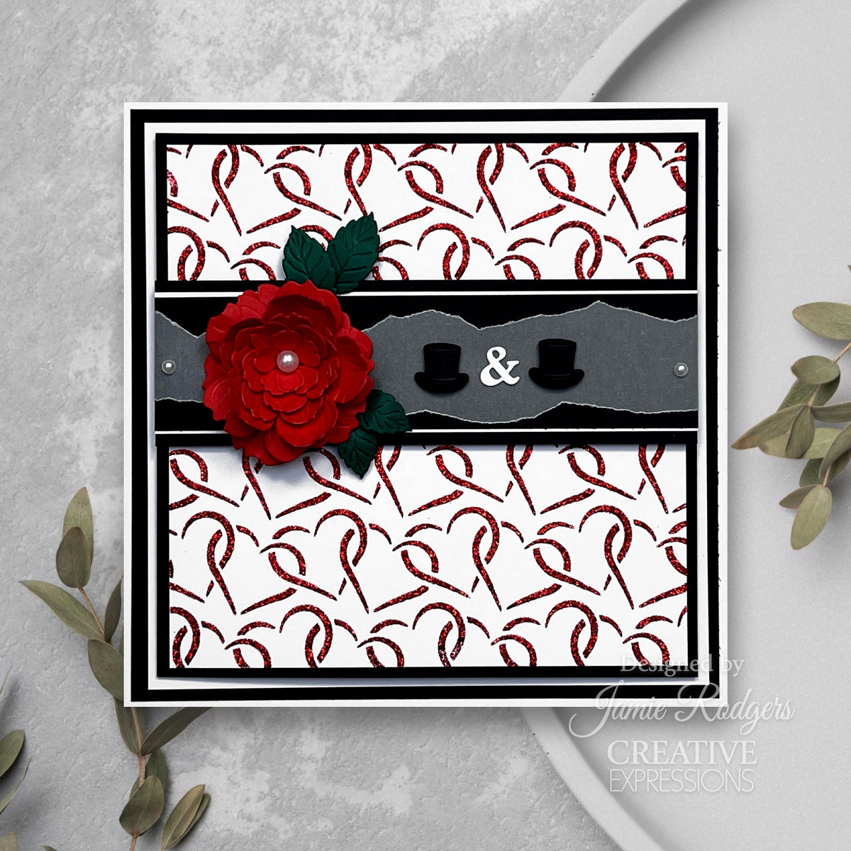 Troquel de manualidades Creative Expressions Jamie Rodgers Everlasting Love Perfect Couple-13