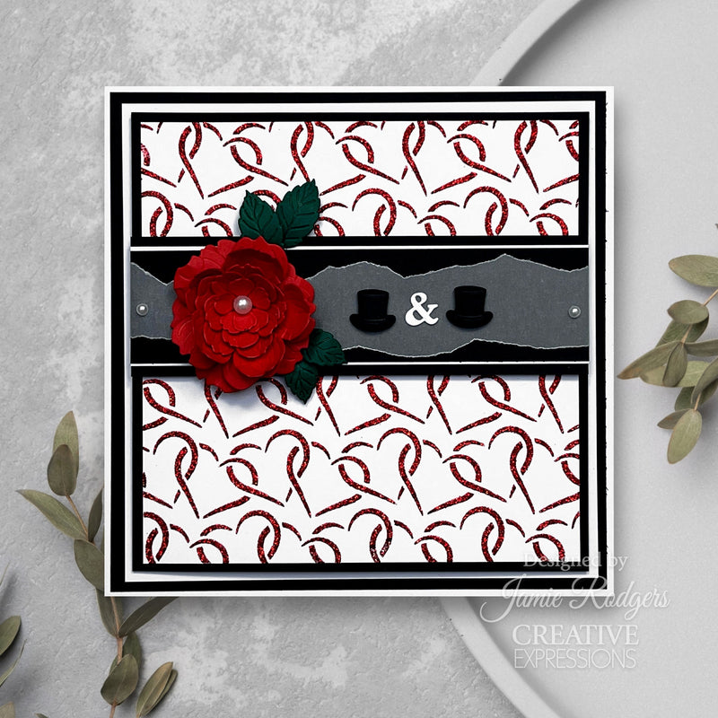 Troquel de manualidades Creative Expressions Jamie Rodgers Everlasting Love Perfect Couple-13