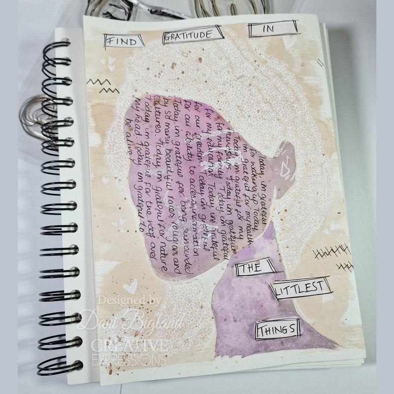 Creative Expressions Jane Davenport Facetime 6 in x 8 in Clear Stamp Set-2