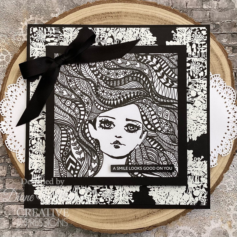 Creative Expressions Jane Davenport WildInk 6 in x 8 in Clear Stamp Set-2
