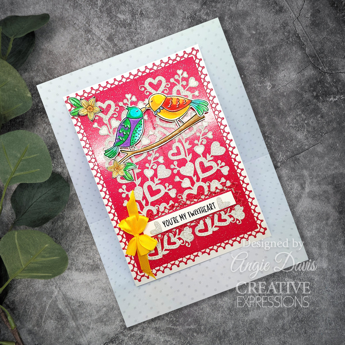 Set de sellos transparentes Creative Expressions Jane's Doodles Birdsong Blooms, 6 pulg. x 8 pulg.-5
