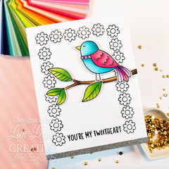 Set de sellos transparentes Creative Expressions Jane's Doodles Birdsong Blooms, 6 pulg. x 8 pulg.-8