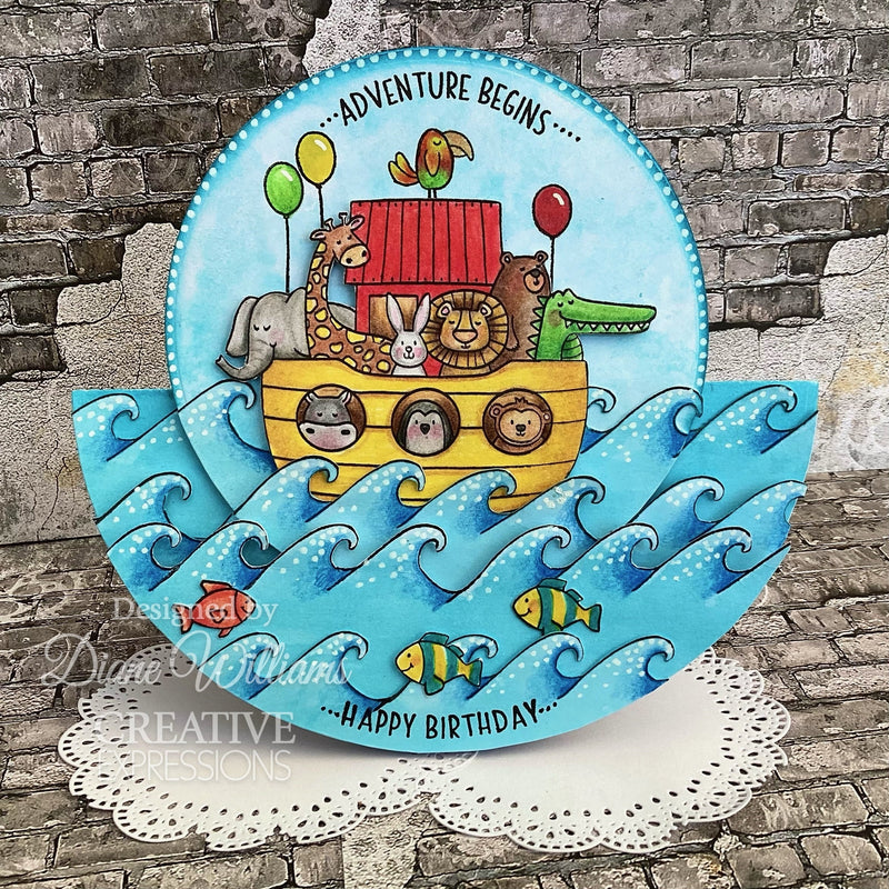 Creative Expressions Jane's Doodles Special Delivery 6 in x 8 in Clear Stamp Set-9