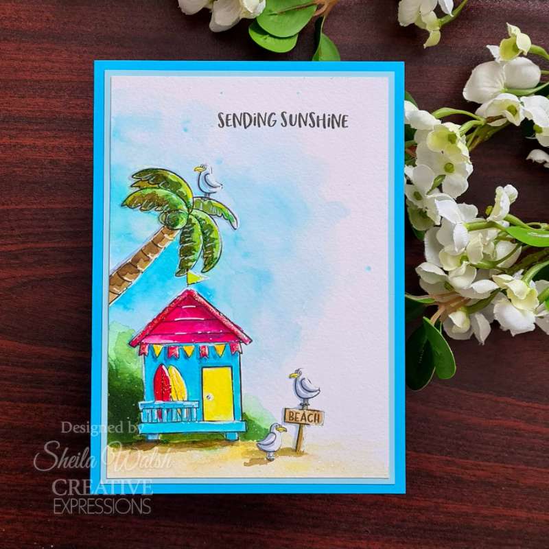 Creative Expressions Jane's Doodles Good Vibes Lot de tampons transparents 6 x 8 po-3