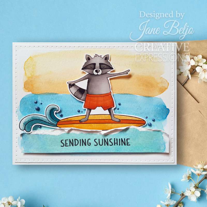 Creative Expressions Jane's Doodles Good Vibes Lot de tampons transparents 6 x 8 po-8