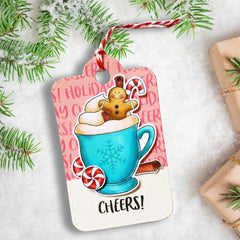 Creative Expressions Jane's Doodles Holiday Cheers Lot de 12 tampons transparents 15 x 20 cm-4