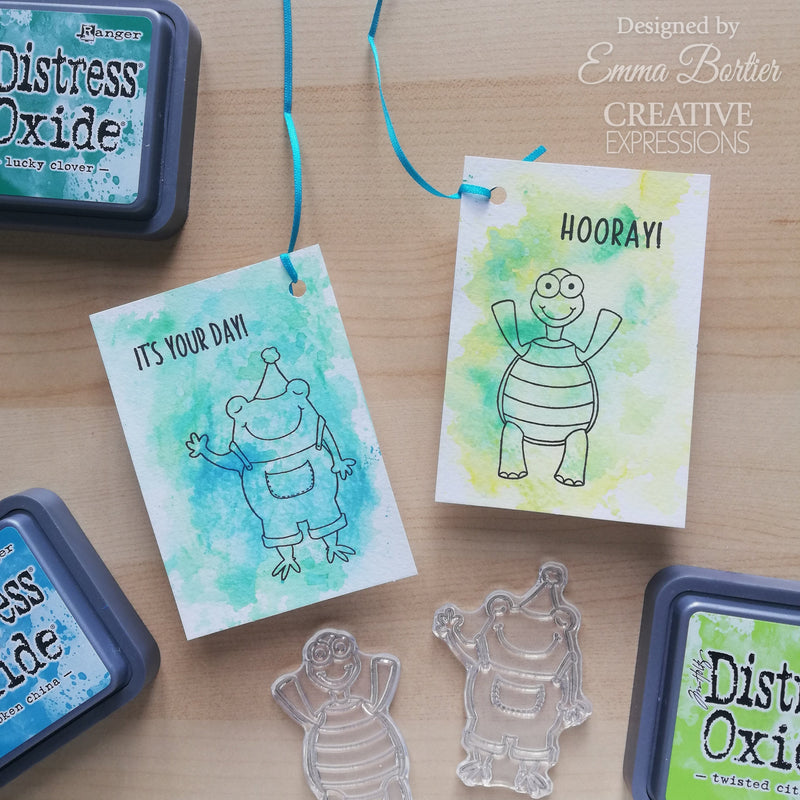 Creative Expressions Jane's Doodles It's Your Day Lot de tampons transparents 6 x 8 po-5