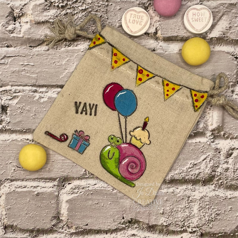 Creative Expressions Jane's Doodles It's Your Day Lot de tampons transparents 6 x 8 po-4