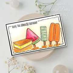 Creative Expressions Jane's Doodles The Coolest 6 in x 8 in Clear Stamp Set-7