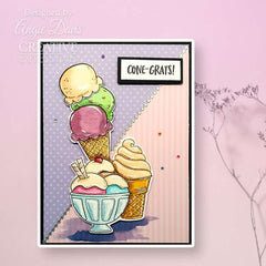 Creative Expressions Jane's Doodles The Coolest 6 in x 8 in Clear Stamp Set-8