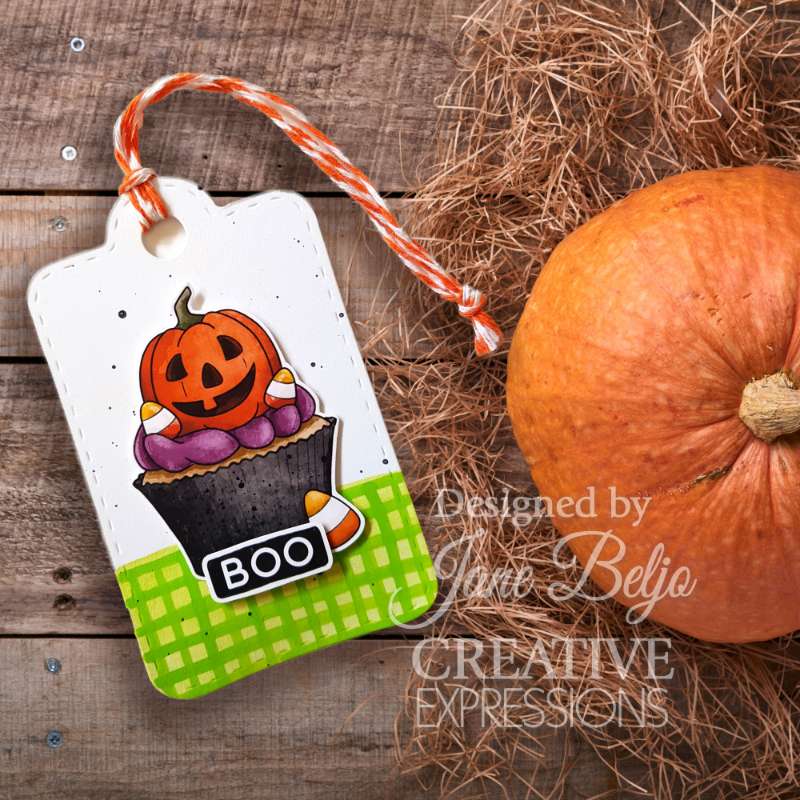 Creative Expressions Jane's Doodles Spooktacular 6 in x 8 in Clear Stamp Set-3