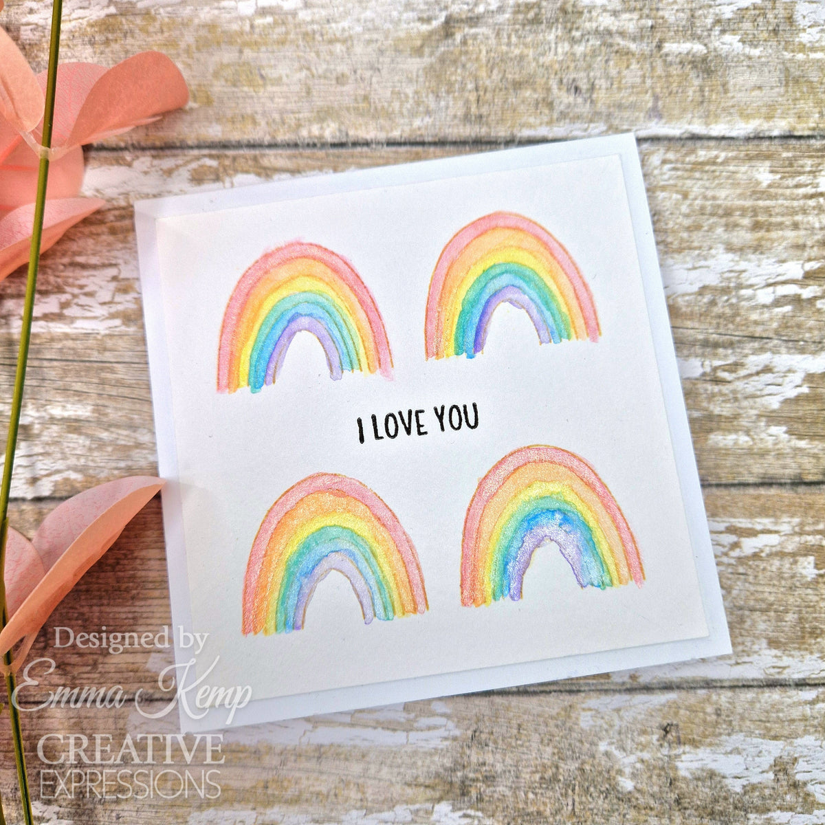 Creative Expressions Jane's Doodles Rain or Shine 4 in x 6 in Clear Stamp Set-7