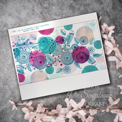 Set de sellos transparentes Katkin Krafts Dance With Dahlias de 6 x 8 pulgadas-4