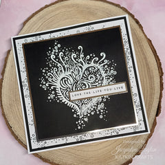 Katkin Kraft Love Is All Around Lot de tampons transparents 6 po x 8 po-5