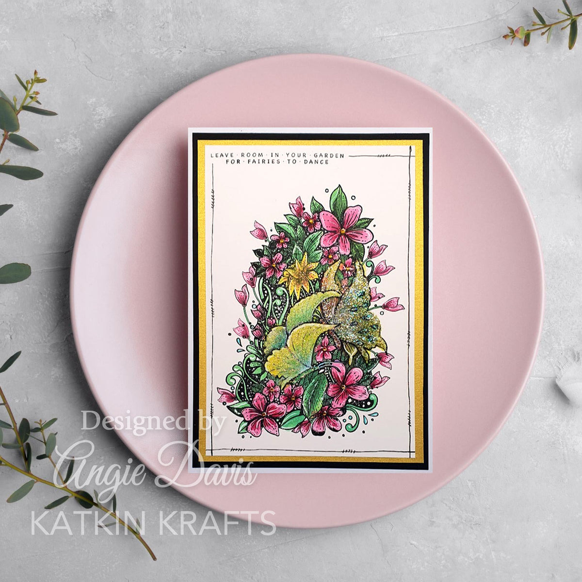 Katkin Krafts Be-You-Tiful 6 in x 8 in Clear Stamp Set-2