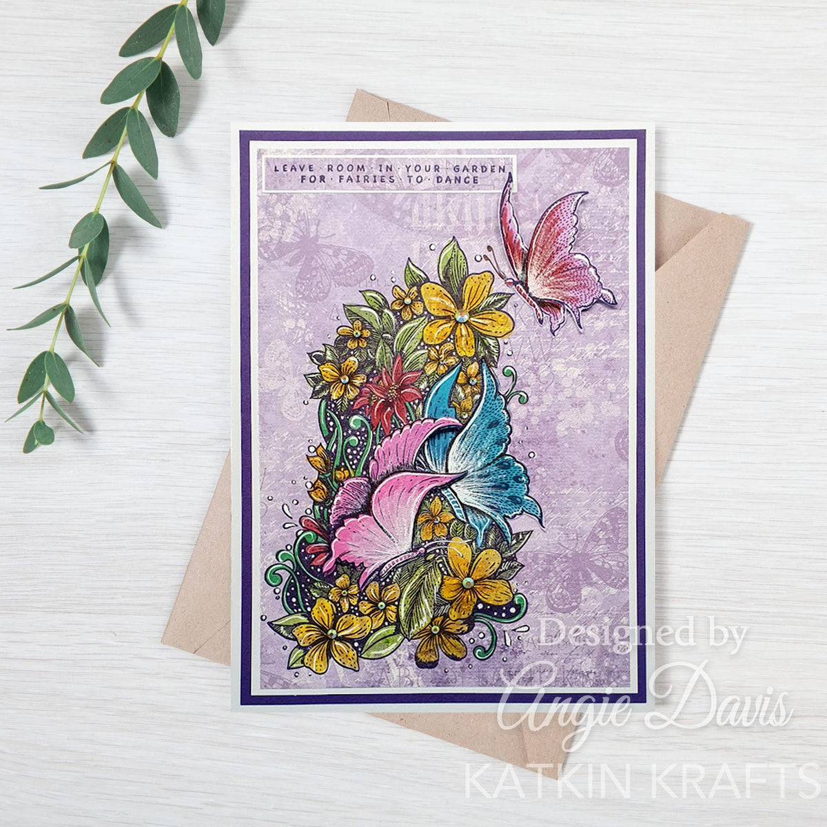 Katkin Krafts Be-You-Tiful 6 in x 8 in Clear Stamp Set-3
