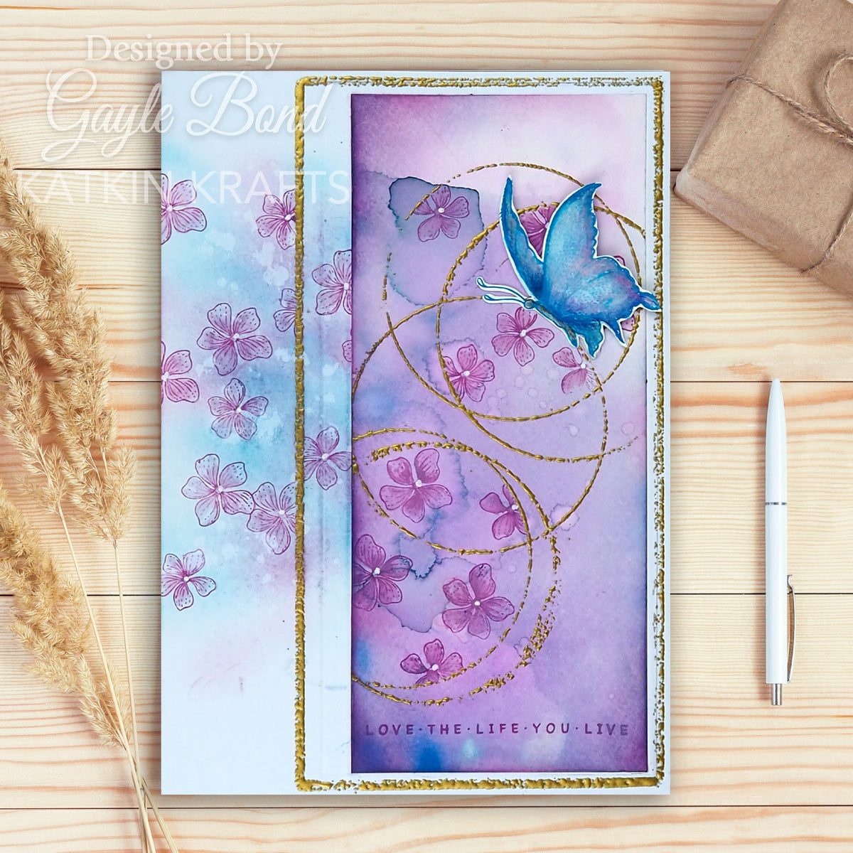 Katkin Krafts Be-You-Tiful 6 in x 8 in Clear Stamp Set-4